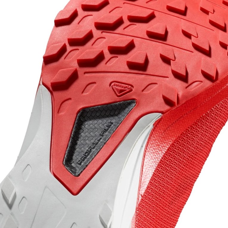 Tenis Para Trail Running Salomon S/Lab Sense 8 Hombre Rojos Blancos | MX KZLX964